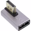 Adapteris DisplayPort keitiklis InLine 17291I pilkas juodas auksuotas
