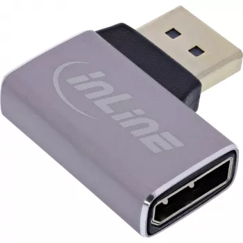 InLine 17291D lyties keitiklis DisplayPort pilka, juoda