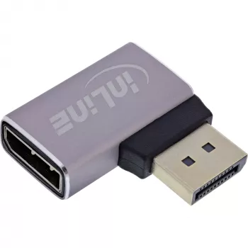 InLine 17291D lyties keitiklis DisplayPort pilka, juoda