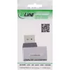 InLine 17291D lyties keitiklis DisplayPort pilka, juoda