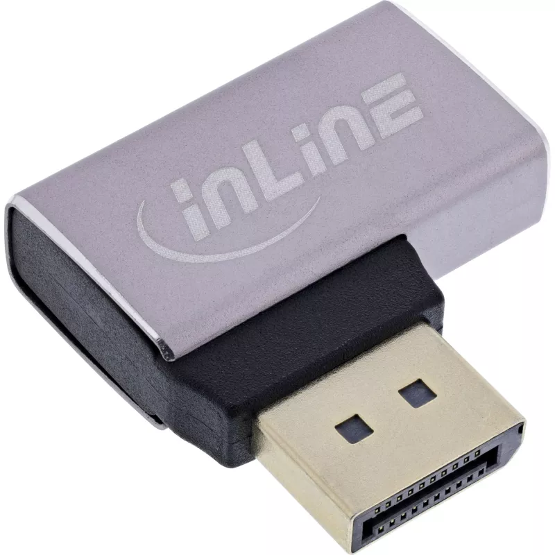 InLine 17291E lyties keitiklis DisplayPort pilka, juoda