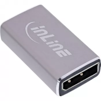 DisplayPort lyties keitiklis InLine 17291A pilkas, auksuoti kontaktai