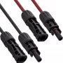 Saulės kabelio prailginimo rinkinys InLine 6 mm² juoda/raudona 0,3 m modelis 95633