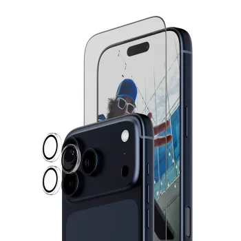 PanzerGlass 2-in-1 Essentials Bundle iPhone 17 Pro Max Scratch Shock Resistant
