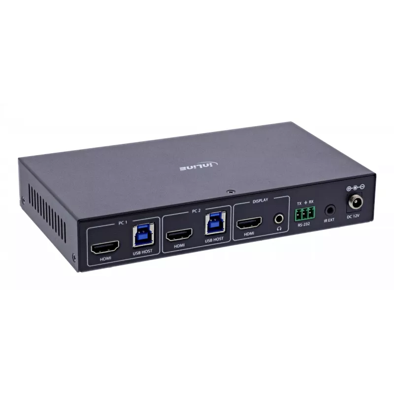 InLine 57885C KVM jungiklis 2 prievadų HDMI 2.1 8K@60Hz