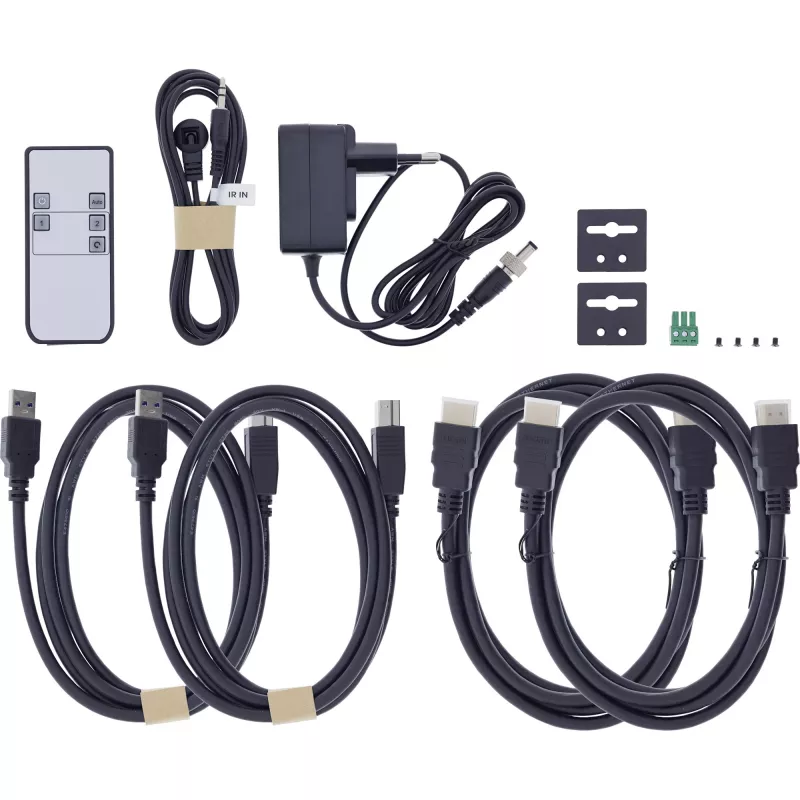 InLine 57885C KVM jungiklis 2 prievadų HDMI 2.1 8K@60Hz