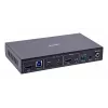 InLine 57885E KVM jungiklis HDMI/USB-C 2 prievadai 4K@60Hz montavimui į stelažą Juodas