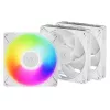 ARCTIC Freezer P14 Pro A-RGB (Baltas) - 3 vnt. 140 mm A-RGB PWM ventiliatoriai su kabelių skirstytuvu