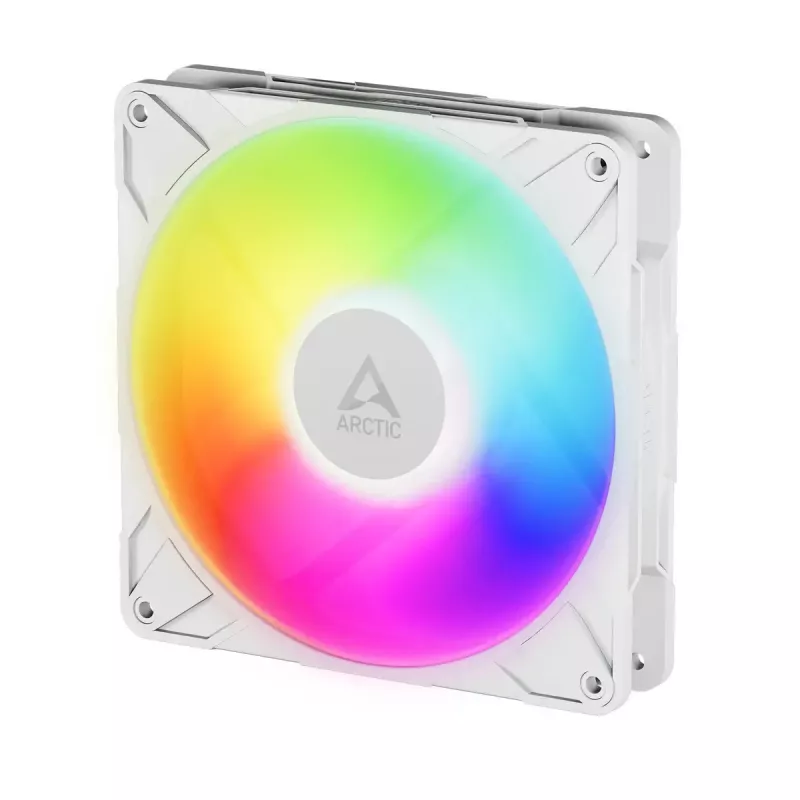 ARCTIC Freezer P14 Pro A-RGB (Baltas) - 3 vnt. 140 mm A-RGB PWM ventiliatoriai su kabelių skirstytuvu