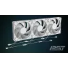 ARCTIC Freezer P14 Pro A-RGB (Baltas) - 3 vnt. 140 mm A-RGB PWM ventiliatoriai su kabelių skirstytuvu