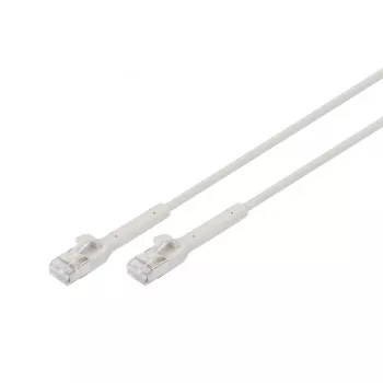 Digitus CAT 6A F-FTP Lankstus Kištukinis Laidas Varis 0,5 m Pilka