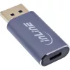 InLine 64107I vaizdo kabelio adapteris USB Type-C DisplayPort pilka