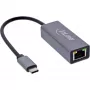 InLine 33380Q RJ-45 adapteris USB Type-C vyriškas 1 Gbit/s pilkas