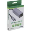 InLine 33380Q RJ-45 adapteris USB Type-C vyriškas 1 Gbit/s pilkas