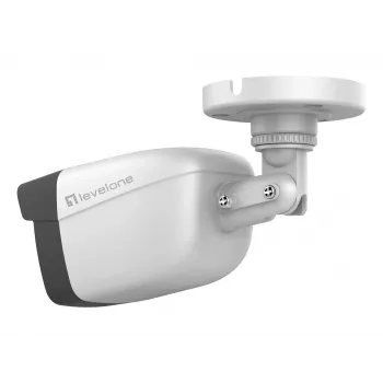 LevelOne GEMINI FCS-5201 fiksuotos padėties IP stebėjimo kamera, 2 MP, H.265, 802.3af PoE, IR šviesos diodai, vidaus / lauko