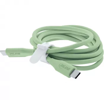 USB-C laidas InLine 35892G 2 m žalias USB 2.0 0.48 Gbit/s