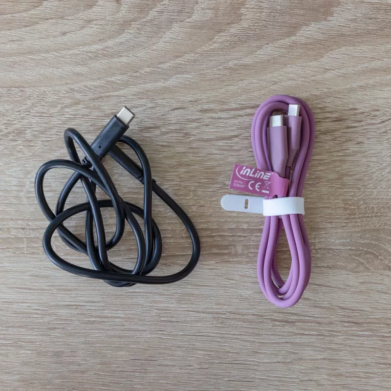 InLine 35895P USB kabelis USB 2.0 0,5 m USB-C violetinis