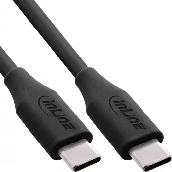 USB laidas InLine 35895 0,5 m USB-C juodas USB 2.0 0,48 Gbit/s