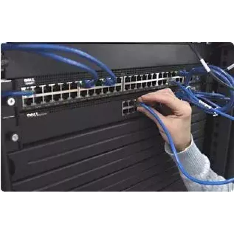 DELL N1524P valdomas L3 Gigabit Ethernet (10/100/1000) Power over Ethernet (PoE) 1U juodas