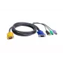 ATEN PS/2 USB KVM laidas 3m (2L-5305UP)