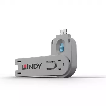 Raktas USB prievado blokatoriui Lindy USB Type A mėlynas