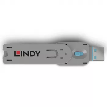 Raktas USB prievado blokatoriui Lindy USB Type A mėlynas