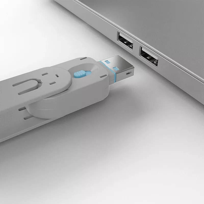 Raktas USB prievado blokatoriui Lindy USB Type A mėlynas