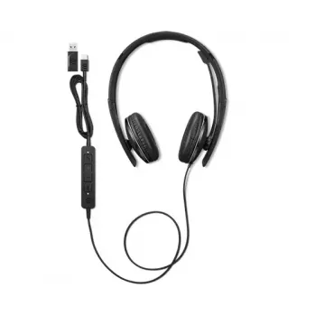 Lenovo 4XD1M39029 belaidžio ryšio ausinės su triukšmo slopinimu, USB Type-C, juodos spalvos
