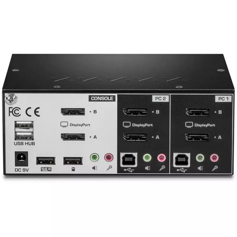 KVM jungiklis Trendnet TK-240DP juodas