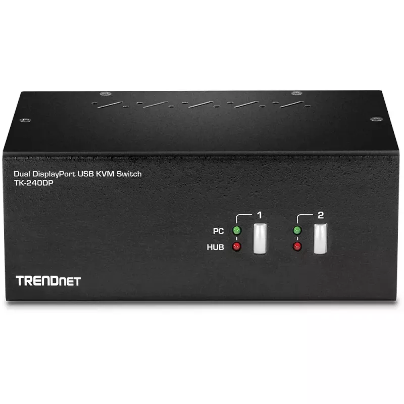 KVM jungiklis Trendnet TK-240DP juodas