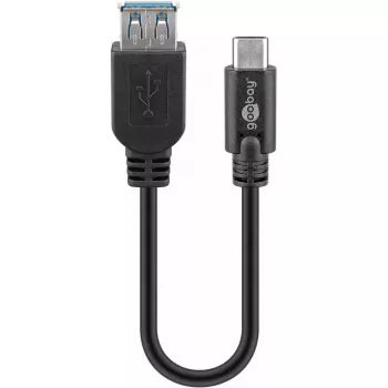 USB-C į USB A prailginimo kabelis Goobay 67894