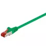 Goobay 95568 tinklo kabelis Cat6 S/FTP (S-STP), RJ-45 – RJ-45, 1,5 m, žalias, auksuoti kontaktai