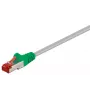 Tinklo kabelis Goobay 68456 žaliai pilka 1 m Cat6 S/FTP