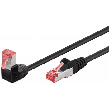 Tinklo kabelis Goobay 51545 Juodas 3 m Cat6 S/FTP