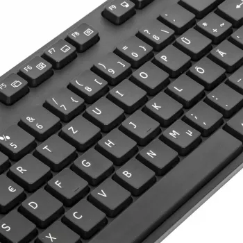 Targus AKB30DE klaviatūra USB QWERTZ vokiška juoda