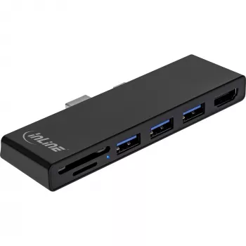 InLine MultiHub USB-C dokų adapteris, skirtas Surface Pro 4/5/6