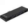 InLine 35393 MultiHub, skirtas Surface Pro 4/5/6, 3x USB-A 3.2 Gen 1, HDMI 4K, SD/microSD kortelių skaitytuvas, juodas