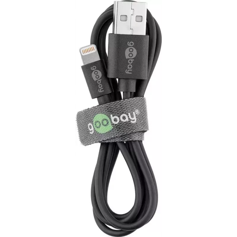 Laidinio USB įkrovimo ir sinchronizavimo kabelis Goobay 72906 (Lightning, 2 m)