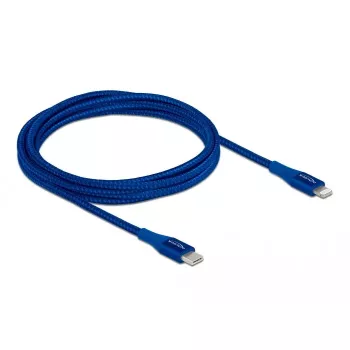Duomenų ir įkrovimo kabelis USB Type-C – Lightning DeLOCK 85417