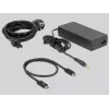 Dokavimo stotelė DeLOCK 87725 Laidinė Thunderbolt 3 Juoda Sidabrinė