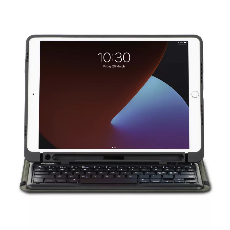 Targus Pro-Tek Education Bluetooth klaviatūros dėklas iPad 10.2 (7–9 gen.) modeliams, juodas