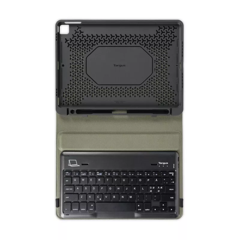 Targus Pro-Tek Education Bluetooth klaviatūros dėklas iPad 10.2 (7–9 gen.) modeliams, juodas