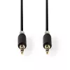 Audio kabelis Nedis CABW22000AT10 1 m 3,5 mm variu dengtas aliuminis