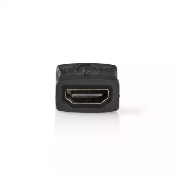 HDMI moteriškas-moteriškas adapteris Nedis CVBW34900AT su paauksuotais kontaktais, antracito spalvos