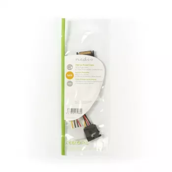 Vidinis maitinimo laidas Nedis CCGP73555VA015, 0,15 m, SATA 15 kontaktų – Molex