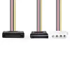 Vidinis maitinimo laidas Nedis CCGP73555VA015, 0,15 m, SATA 15 kontaktų – Molex