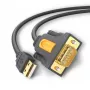 Ugreen 20210 USB 2.0 į RS-232 serijinis kabelis, juodas, 1 m