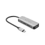 Dokavimo stotelė nešiojamam kompiuteriui TARGUS HYPER HD41-GL USB 2.0 Type-C juoda pilka