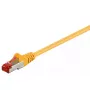 Pataisos laidas Goobay CAT 6 S/FTP PiMF geltonas 0,5 m