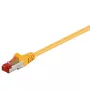 Pataisos kabelis CAT6 S/FTP (PiMF), 2 m, geltonas, RJ-45–RJ-45, aliuminio/vario kontaktai